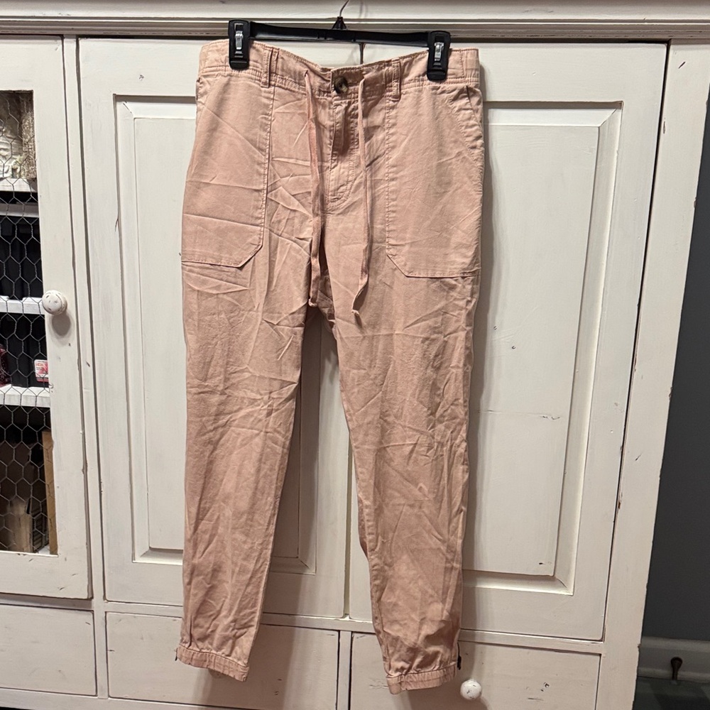 Sonoma Pascal Beige Cargo-Style Joggers